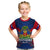 Personalised Haiti Independence Day Kid T Shirt Ayiti 220th Anniversary With Dashiki Pattern - Wonder Print Shop