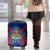 Personalised Haiti Independence Day Luggage Cover Ayiti 220th Anniversary With Dashiki Pattern - Wonder Print Shop