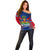Personalised Haiti Independence Day Off Shoulder Sweater Ayiti 220th Anniversary With Dashiki Pattern - Wonder Print Shop
