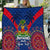 Personalised Haiti Independence Day Quilt Ayiti 220th Anniversary With Dashiki Pattern - Wonder Print Shop