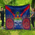Personalised Haiti Independence Day Quilt Ayiti 220th Anniversary With Dashiki Pattern - Wonder Print Shop