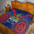 Personalised Haiti Independence Day Quilt Ayiti 220th Anniversary With Dashiki Pattern - Wonder Print Shop