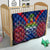 Personalised Haiti Independence Day Quilt Ayiti 220th Anniversary With Dashiki Pattern - Wonder Print Shop