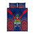 Personalised Haiti Independence Day Quilt Bed Set Ayiti 220th Anniversary With Dashiki Pattern - Wonder Print Shop
