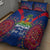 Personalised Haiti Independence Day Quilt Bed Set Ayiti 220th Anniversary With Dashiki Pattern - Wonder Print Shop
