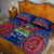 Personalised Haiti Independence Day Quilt Bed Set Ayiti 220th Anniversary With Dashiki Pattern - Wonder Print Shop