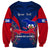 Personalised Haiti Independence Day Sweatshirt Ayiti 220th Anniversary With Dashiki Pattern - Wonder Print Shop