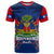 Personalised Haiti Independence Day T Shirt Ayiti 220th Anniversary With Dashiki Pattern - Wonder Print Shop