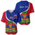 Personalised Haiti Independence Day Baseball Jersey Ayiti National Emblem With Polynesian Pattern - Wonder Print Shop