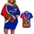 personalised-haiti-independence-day-couples-matching-off-shoulder-short-dress-and-hawaiian-shirt-ayiti-national-emblem-with-polynesian-pattern