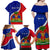 personalised-haiti-independence-day-family-matching-off-shoulder-maxi-dress-and-hawaiian-shirt-ayiti-national-emblem-with-polynesian-pattern