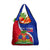 Personalised Haiti Independence Day Grocery Bag Ayiti National Emblem With Polynesian Pattern