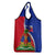 Personalised Haiti Independence Day Grocery Bag Ayiti National Emblem With Polynesian Pattern