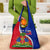 Personalised Haiti Independence Day Grocery Bag Ayiti National Emblem With Polynesian Pattern