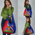 Personalised Haiti Independence Day Grocery Bag Ayiti National Emblem With Polynesian Pattern