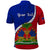 Personalised Haiti Independence Day Polo Shirt Ayiti National Emblem With Polynesian Pattern - Wonder Print Shop
