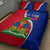 Personalised Haiti Independence Day Quilt Bed Set Ayiti National Emblem With Polynesian Pattern - Wonder Print Shop