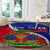 personalised-haiti-independence-day-round-carpet-ayiti-national-emblem-with-polynesian-pattern
