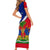 personalised-haiti-independence-day-short-sleeve-bodycon-dress-ayiti-national-emblem-with-polynesian-pattern