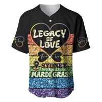 Free To Be Sydney Mardi Gras Baseball Jersey Legacy Of Love