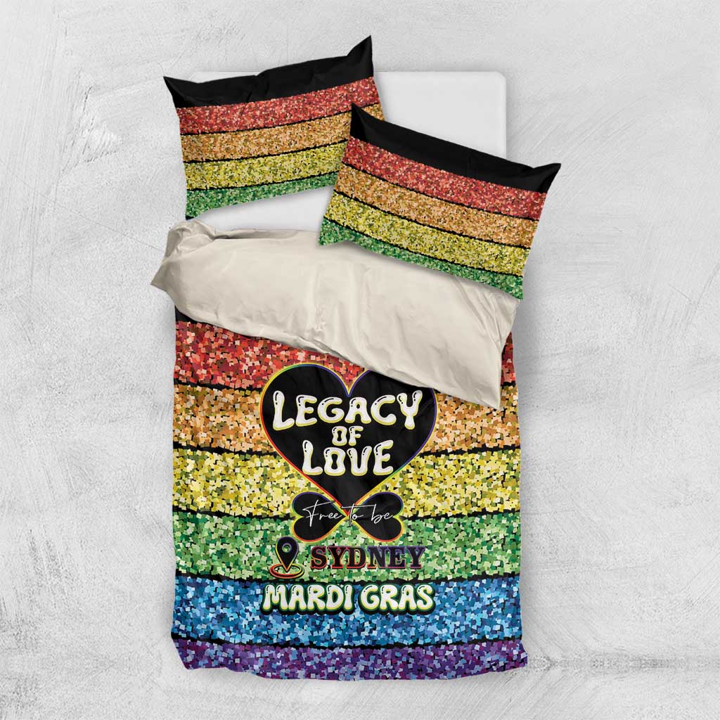 Free To Be Sydney Mardi Gras Bedding Set Legacy Of Love