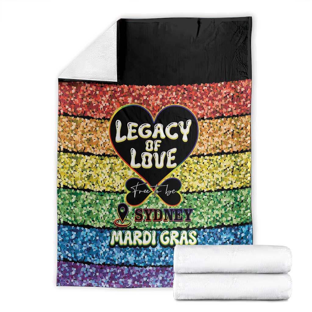Free To Be Sydney Mardi Gras Blanket Legacy Of Love