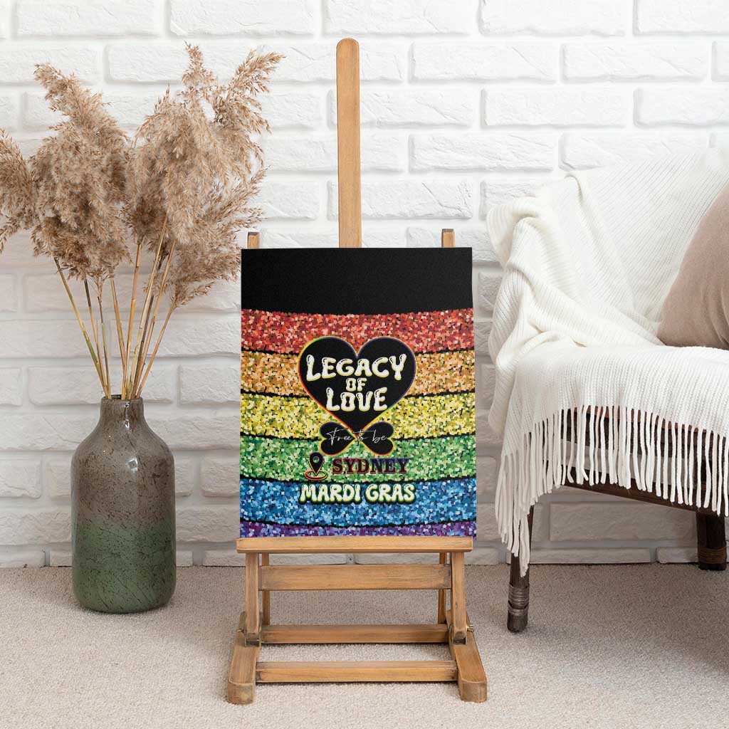 Free To Be Sydney Mardi Gras Canvas Wall Art Legacy Of Love