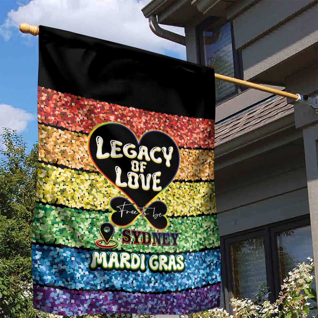 Free To Be Sydney Mardi Gras Garden Flag Legacy Of Love
