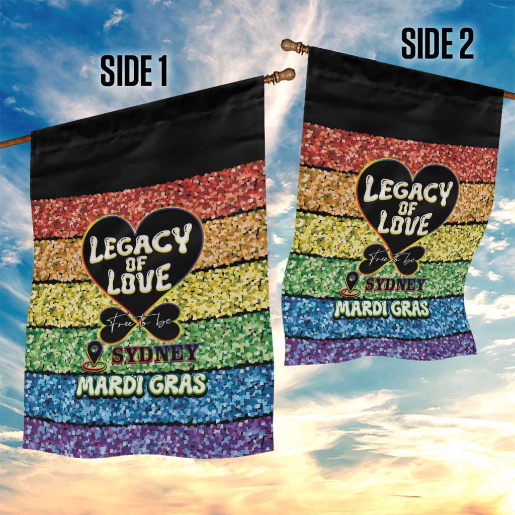 Free To Be Sydney Mardi Gras Garden Flag Legacy Of Love