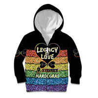 Free To Be Sydney Mardi Gras Kid Hoodie Legacy Of Love