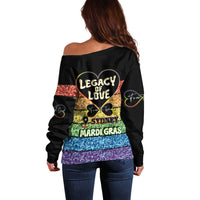 Free To Be Sydney Mardi Gras Off Shoulder Sweater Legacy Of Love - Wonder Print Shop