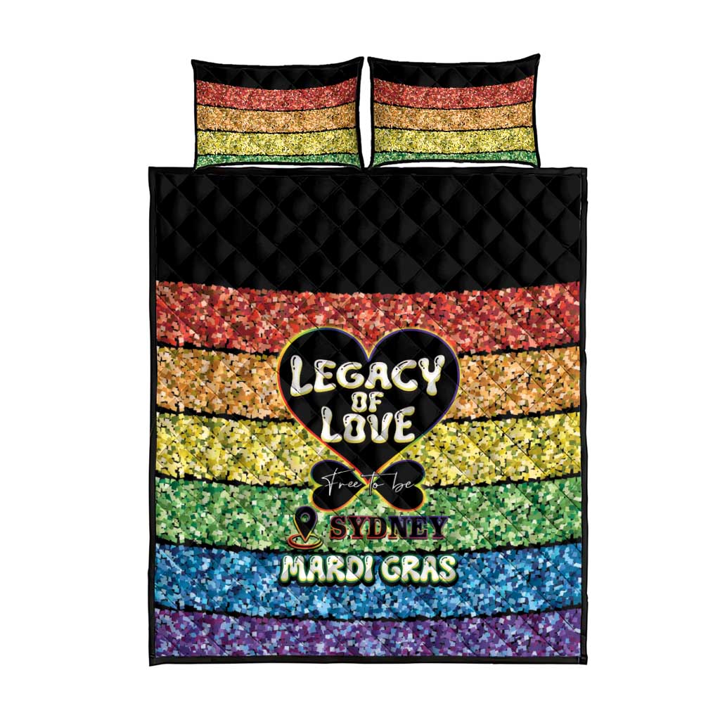 Free To Be Sydney Mardi Gras Quilt Bed Set Legacy Of Love - Wonder Print Shop