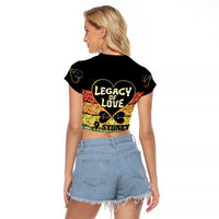 Free To Be Sydney Mardi Gras Raglan Cropped T Shirt Legacy Of Love - Wonder Print Shop