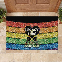 Free To Be Sydney Mardi Gras Rubber Doormat Legacy Of Love - Wonder Print Shop