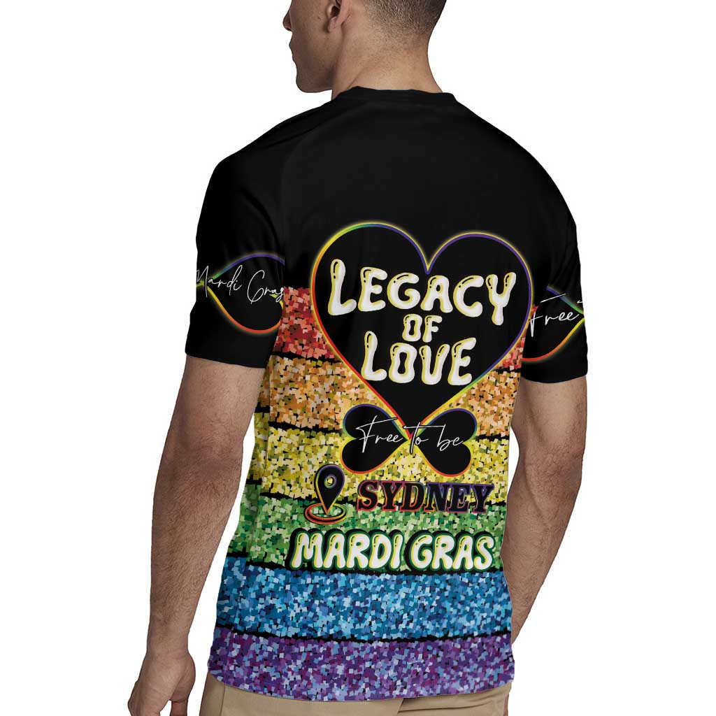 Free To Be Sydney Mardi Gras Rugby Jersey Legacy Of Love - Wonder Print Shop