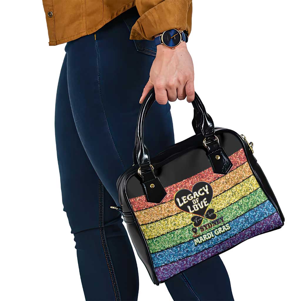 Free To Be Sydney Mardi Gras Shoulder Handbag Legacy Of Love - Wonder Print Shop