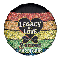 Free To Be Sydney Mardi Gras Spare Tire Cover Legacy Of Love - Wonder Print Shop