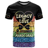 Free To Be Sydney Mardi Gras T Shirt Legacy Of Love - Wonder Print Shop