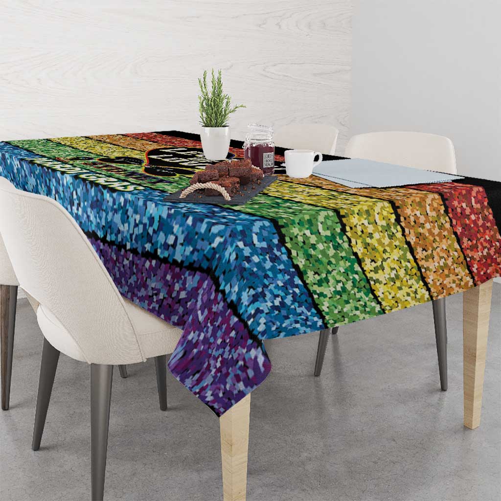 Free To Be Sydney Mardi Gras Tablecloth Legacy Of Love - Wonder Print Shop