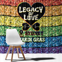 Free To Be Sydney Mardi Gras Window Curtain Legacy Of Love - Wonder Print Shop