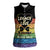 Free To Be Sydney Mardi Gras Women Sleeveless Polo Shirt Legacy Of Love - Wonder Print Shop