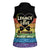Free To Be Sydney Mardi Gras Women Sleeveless Polo Shirt Legacy Of Love - Wonder Print Shop