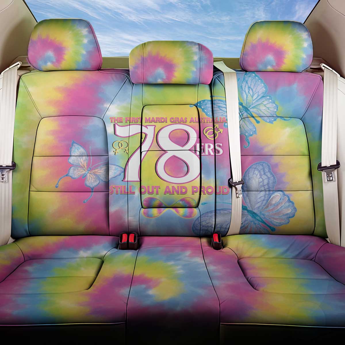 First Sydney Madri Gras Australia Back Car Seat Cover 78ers Still Out And Proud