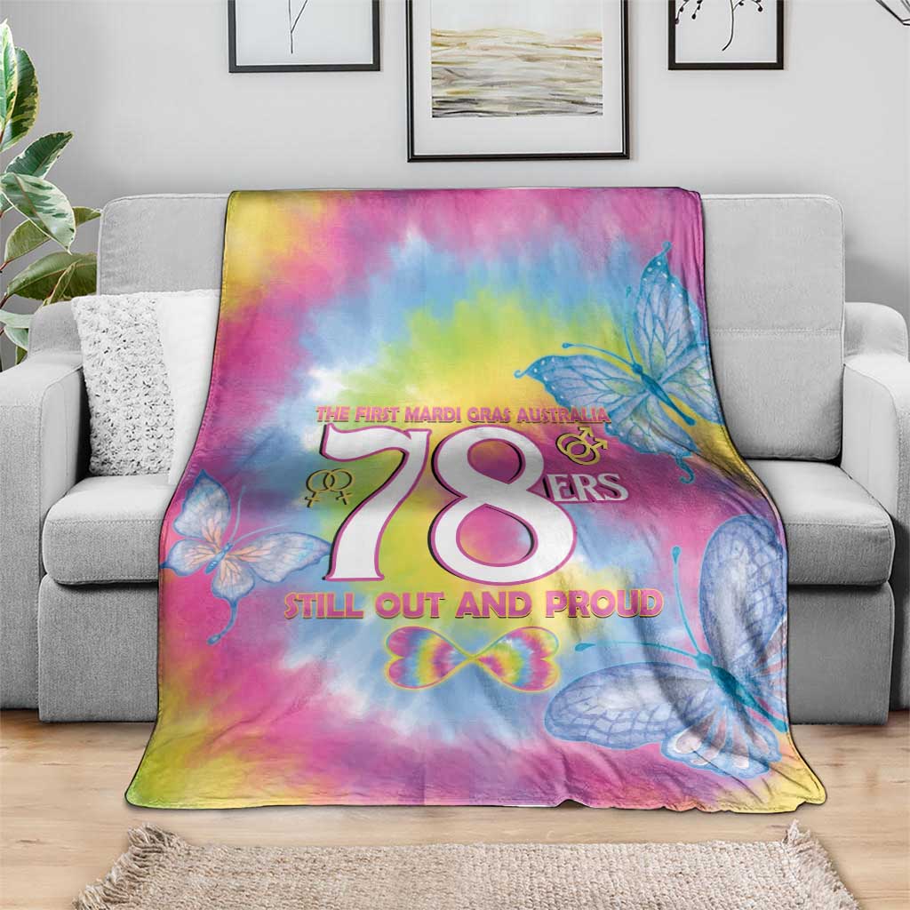 First Sydney Madri Gras Australia Blanket 78ers Still Out And Proud
