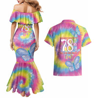 First Sydney Madri Gras Australia Couples Matching Mermaid Dress and Hawaiian Shirt 78ers Still Out And Proud