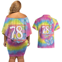 First Sydney Madri Gras Australia Couples Matching Off Shoulder Short Dress and Hawaiian Shirt 78ers Still Out And Proud