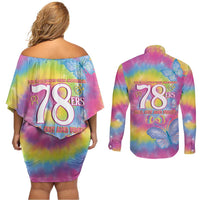 First Sydney Madri Gras Australia Couples Matching Off Shoulder Short Dress and Long Sleeve Button Shirt 78ers Still Out And Proud