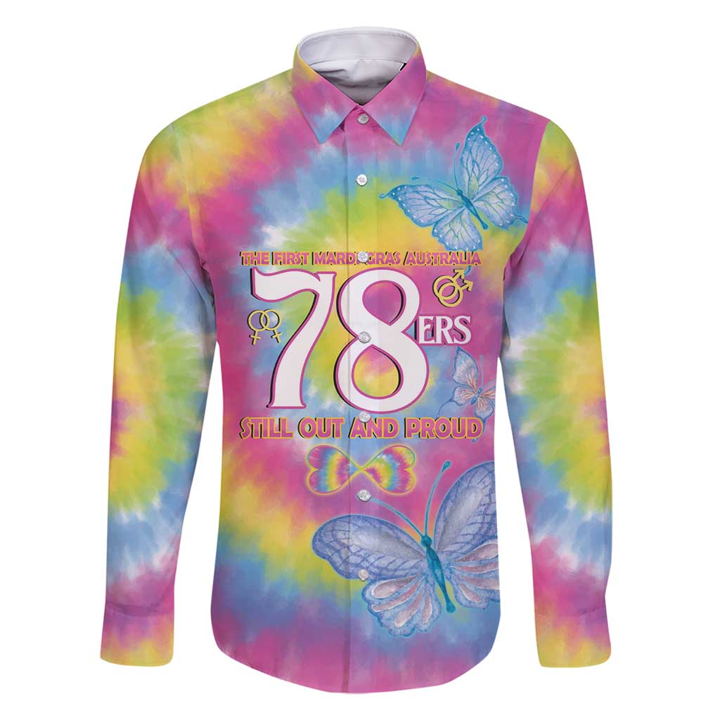 First Sydney Madri Gras Australia Family Matching Off Shoulder Short Dress and Hawaiian Shirt 78ers Still Out And Proud