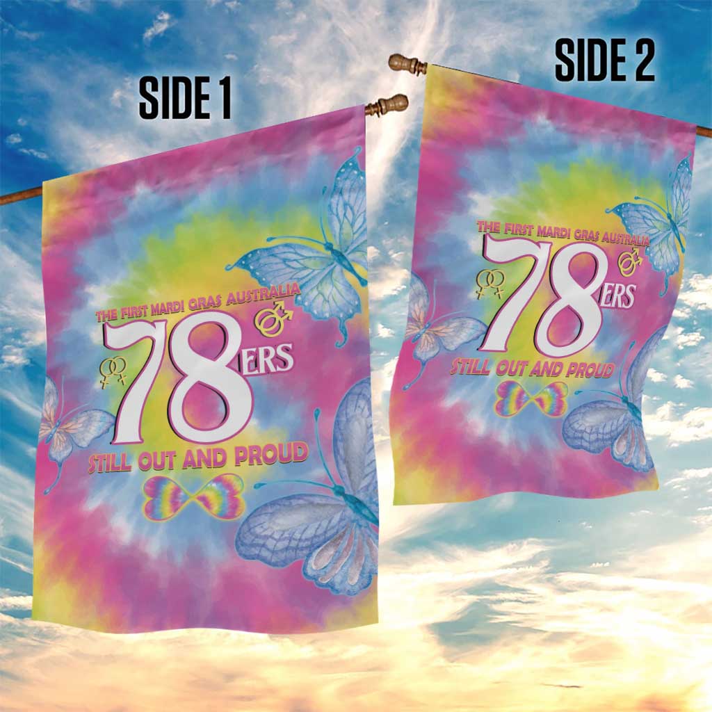 First Sydney Madri Gras Australia Garden Flag 78ers Still Out And Proud