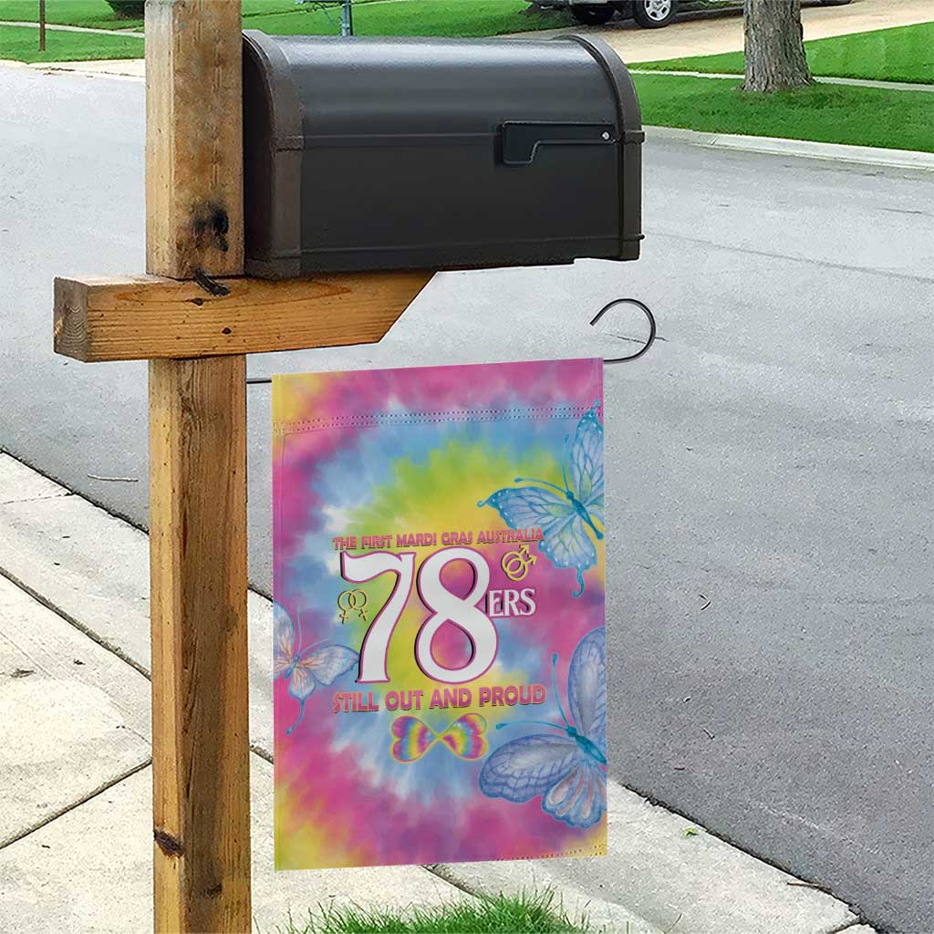 First Sydney Madri Gras Australia Garden Flag 78ers Still Out And Proud